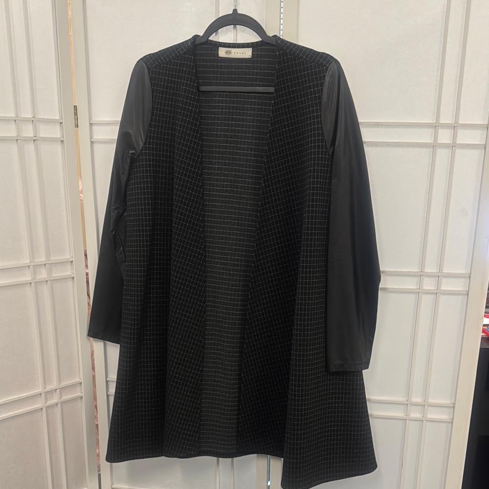 Fever Black and White Striped Top